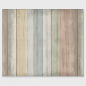 Shabby Earth Colored Wood Cadeaupapier (Vlak)