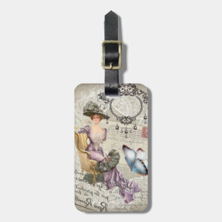 shabby elegance chandelier  Victoriaans Bagagelabel