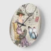 shabby elegance chandelier  Victoriaans Grote Klok (Hoek)