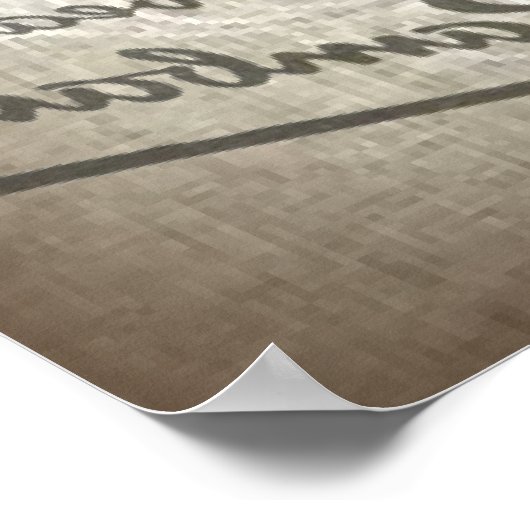 shabby elegance chandelier  Victoriaans Poster (Hoek)