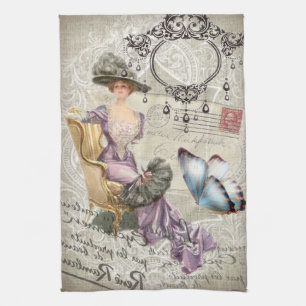 shabby elegance chandelier Victoriaans Theedoek