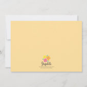  Shabby en Chic Cute Cupcake Party Kaart (Achterkant)