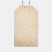  Shabby en Chic Wedding Dank je Cadeaulabel (Achterkant)