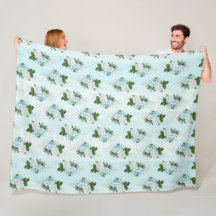 Shabby Floral Aqua Series Design 1