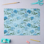 Shabby Floral Blue Series Design 4 Tissuepapier (Craft)
