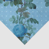 Shabby Floral Blue Series Design 5 Tissuepapier (Detail)