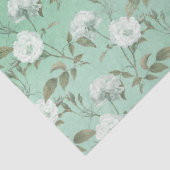 Shabby Floral Mint Series Design 14 Tissuepapier (Detail)