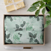 Shabby Floral Mint Series Design 6 Tissuepapier (Geschenk)