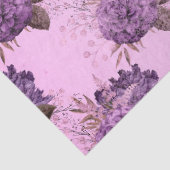 Shabby Floral Paars Series Design 10 Tissuepapier (Detail)