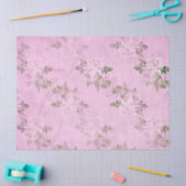 Shabby Floral Paars Series Design 10 Tissuepapier (Craft)