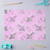 Shabby Floral Paars Series Design 5 Tissuepapier (Craft)