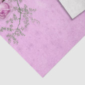 Shabby Floral Paars Series Design 6 Tissuepapier (Detail)