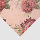 Shabby Floral Peach Series Design 11 Tissuepapier (Detail)