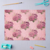 Shabby Floral Pink Series Design 11 Tissuepapier (Craft)