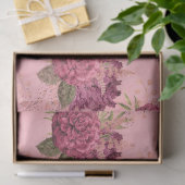 Shabby Floral Pink Series Design 11 Tissuepapier (Geschenk)