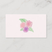Shabby Floral Roos Baby shower Book Request Informatiekaartje (Achterkant)