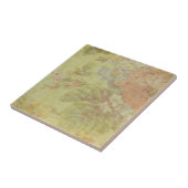 Shabby  Floral Tegeltje (Zijkant)