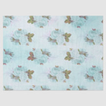 Shabby Floral Turquoise Series Design 10