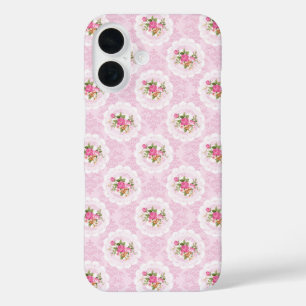 Shabby Flowers iPhone 16 Hoesje
