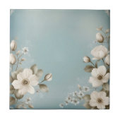  Shabby Flowers Tegeltje (Voorkant)