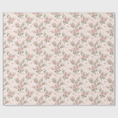 Shabby, franse chic, , floral, rustic, cadeaupapier (Vlak)