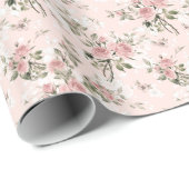 Shabby, franse chic, , floral, rustic, cadeaupapier (Rol Hoek)