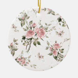 Shabby, franse chic, , floral, rustic, keramisch ornament