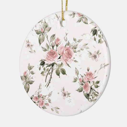 Shabby, franse chic, , floral, rustic, keramisch ornament (Links)
