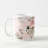 Shabby, franse chic, , floral, rustic, koffiemok (Links)