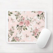 Shabby, franse chic, , floral, rustic, muismat (Met muis)