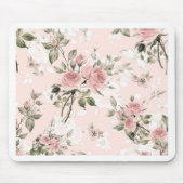 Shabby, franse chic, , floral, rustic, muismat (Voorkant)