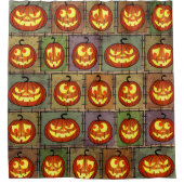 Shabby Halloween, achtergrond. Douchegordijn (Voorkant)