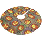 Shabby Halloween, achtergrond. Kerstboom Rok (Gekanteld)