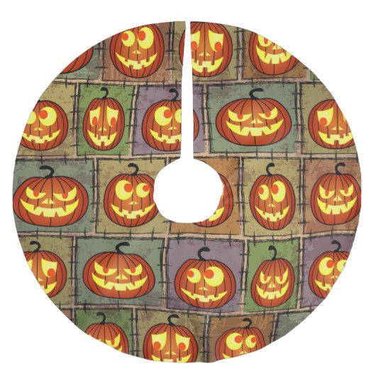 Shabby Halloween, achtergrond. Kerstboom Rok (Voorkant)