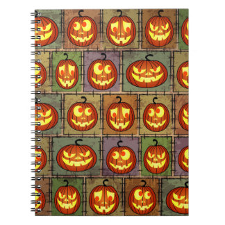 Shabby Halloween, achtergrond. Notitieboek