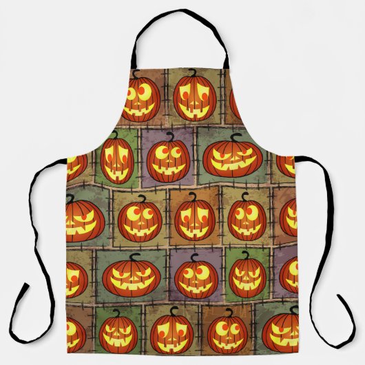 Shabby Halloween, achtergrond. Schort (Voorkant)