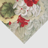 Shabby  ivoor roze rode spoelkolf tissuepapier (Detail)