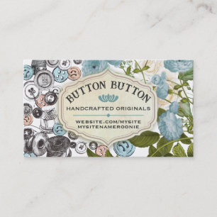 Shabby  knoppen binden naaigarens visitekaartje