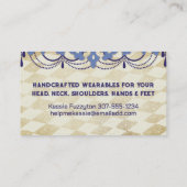 Shabby kroonluchter breinaaldengaren visitekaartje (Achterkant)