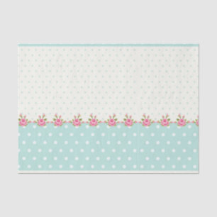 shabby, land, koraal, groen, schattig, roze, gieri tissuepapier
