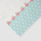 shabby, land, koraal, groen, schattig, roze, gieri tissuepapier (Detail)