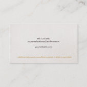 Shabby  Land Rustic Turquoise Wood Chic Visitekaartje (Achterkant)