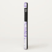 Shabby, lavender, toile, patroon, floral, Victoria Case-Mate iPhone Case (Achterkant/links)