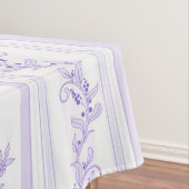 Shabby, lavender, toile, patroon, floral, Victoria Tafelkleed (Voorbeeld)