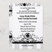 Shabby Old West Wedding Invitation Kaart (Voorkant / Achterkant)