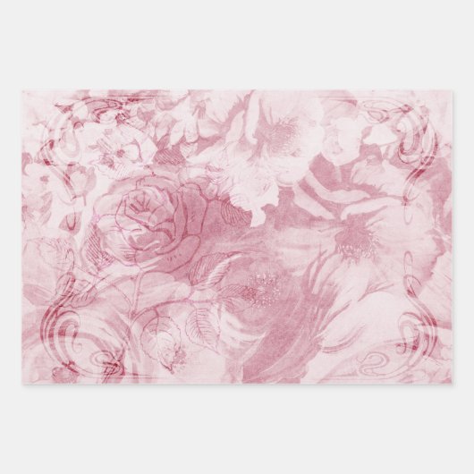 Shabby-papier Inpakpapier Vel (Voorkant)