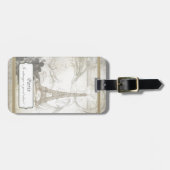 Shabby:  Parijs is altijd een goed idee! Bagagelabel (Voorkant horizontaal)