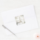 Shabby: Parijs is altijd een goed idee! Vierkante Sticker (Envelop)