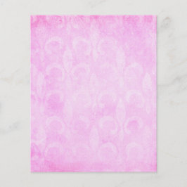 Shabby Pink Fleur de lis Scrapbook Paper