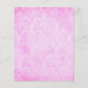 Shabby Pink Fleur de lis Scrapbook Paper